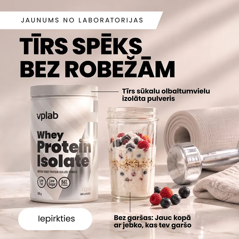 Jaunais VPLAB Whey Protein Isolate