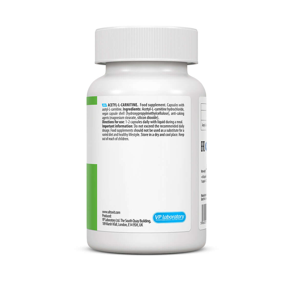 Vplab Nutrition | Ultravit Acetyl L-Carnitine for Energy and Focus Vplab Nutrition | Ultravit Acetyl L-Carnitine for Energy and Focus