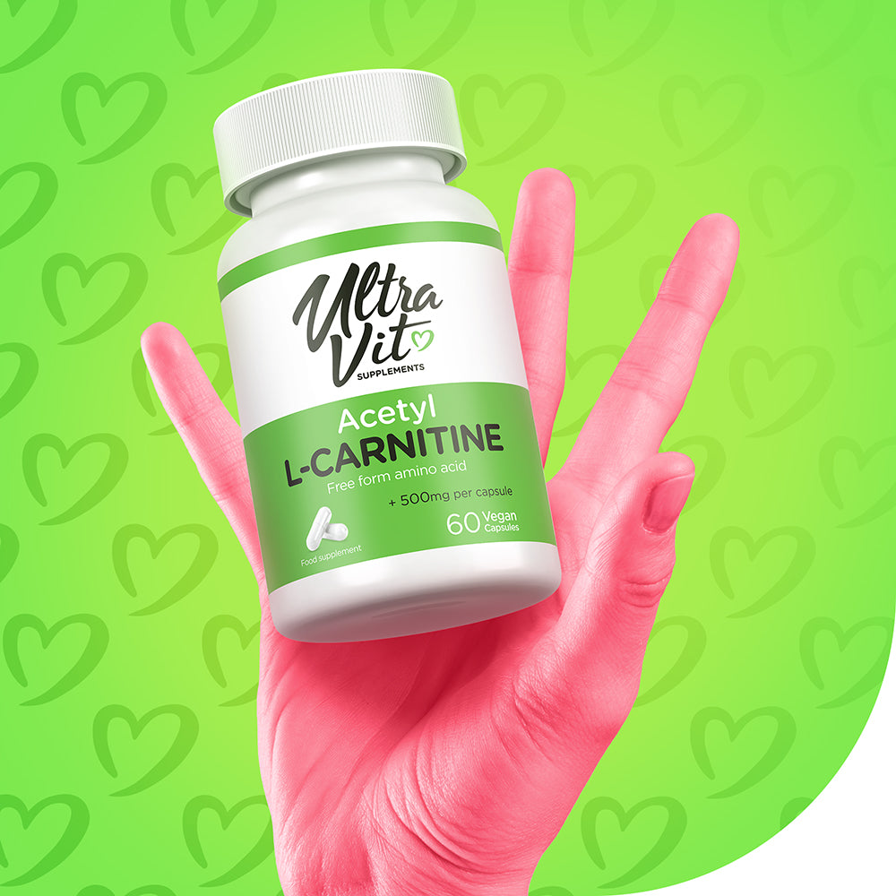 Vplab Nutrition | Ultravit Acetyl L-Carnitine for Energy and Focus Vplab Nutrition | Ultravit Acetyl L-Carnitine for Energy and Focus